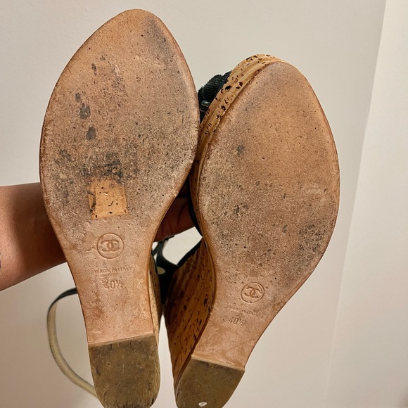 COPY - Chanel Wedges Heels Sandals - Picture 7 of 9